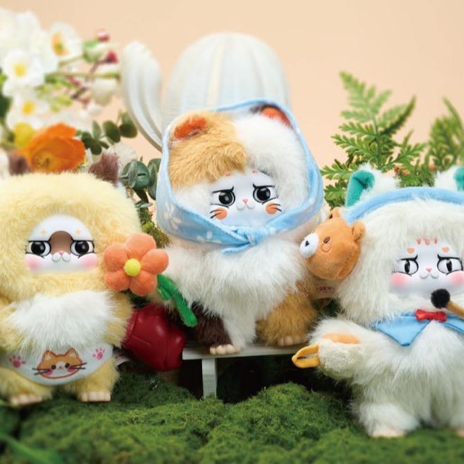 냥냥대왕 오피스 아르바이트 인형 - 귀여운 고양이 직장인 스타일 인형