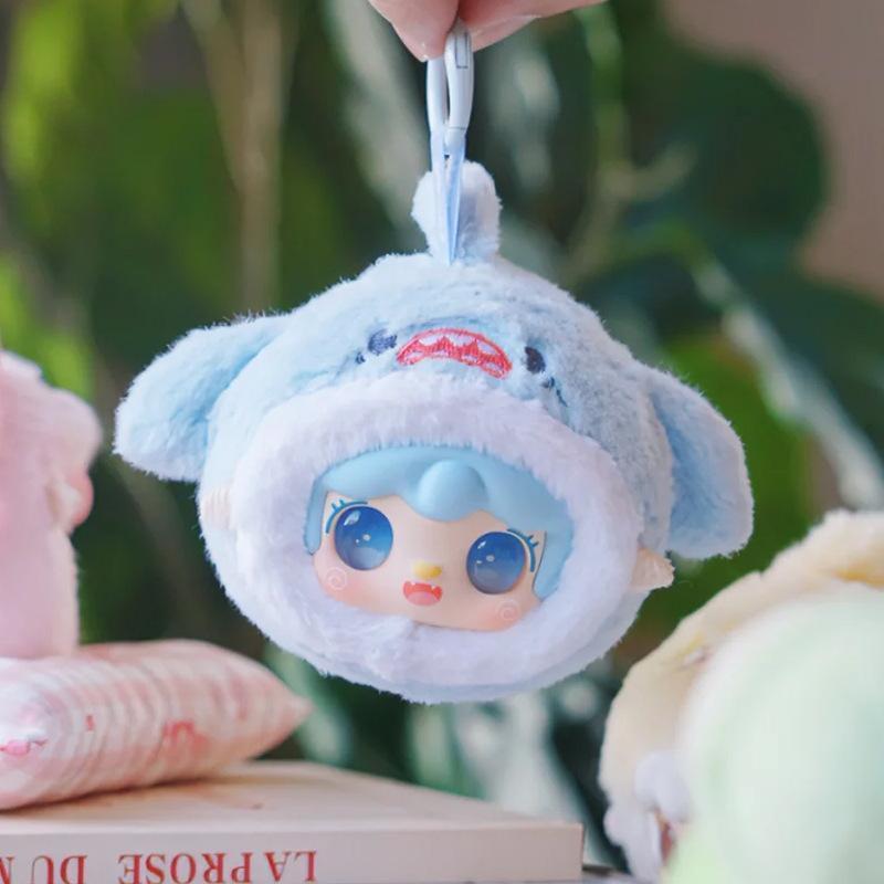 Yooki 6세대 미니 「오션 베이비」 인형 블라인드박스, 가방 장식 및 인형으로 활용 가능한 완벽한 선물