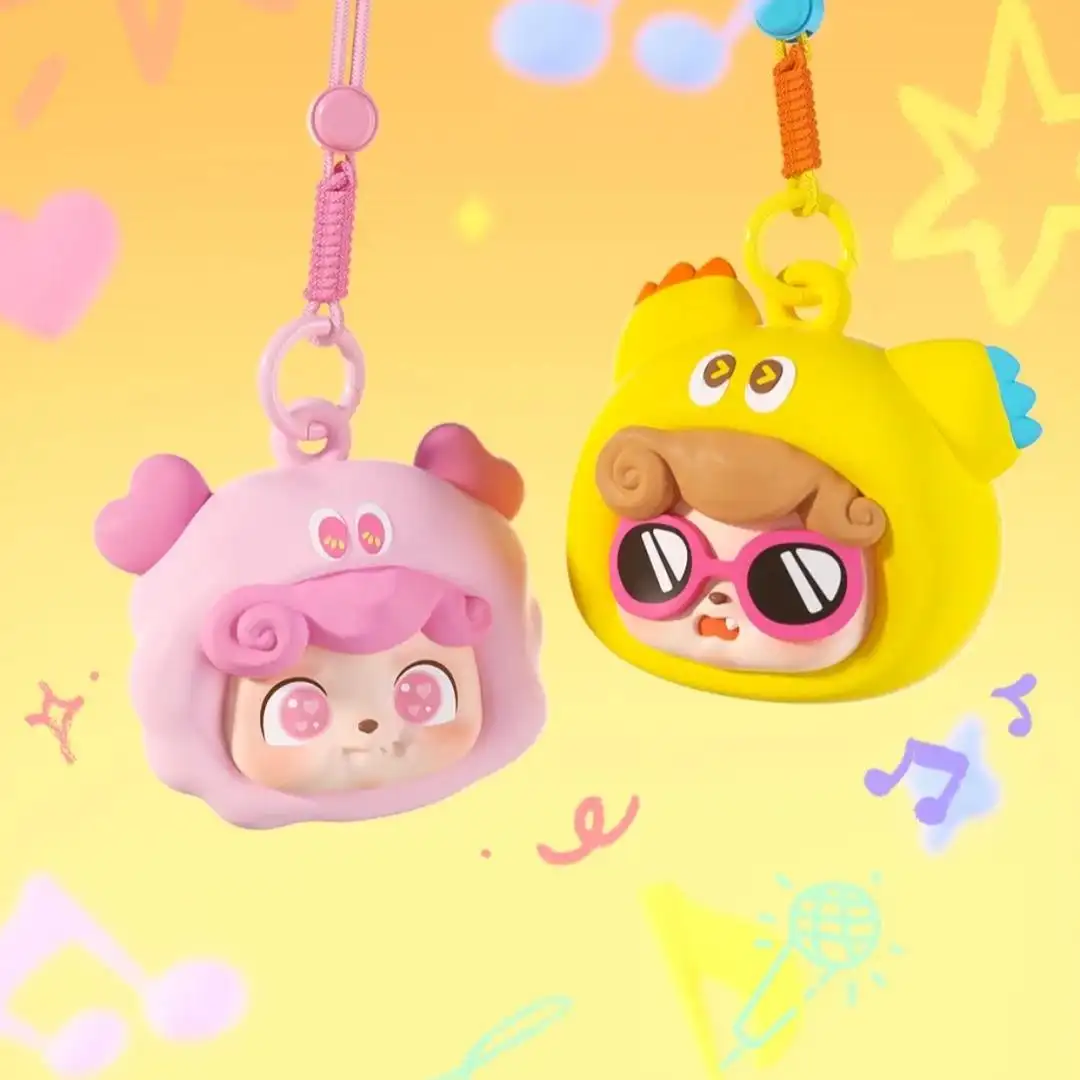 A328 Q宝エモーションモンスター イヤホンケース ぬいぐるみポーチ