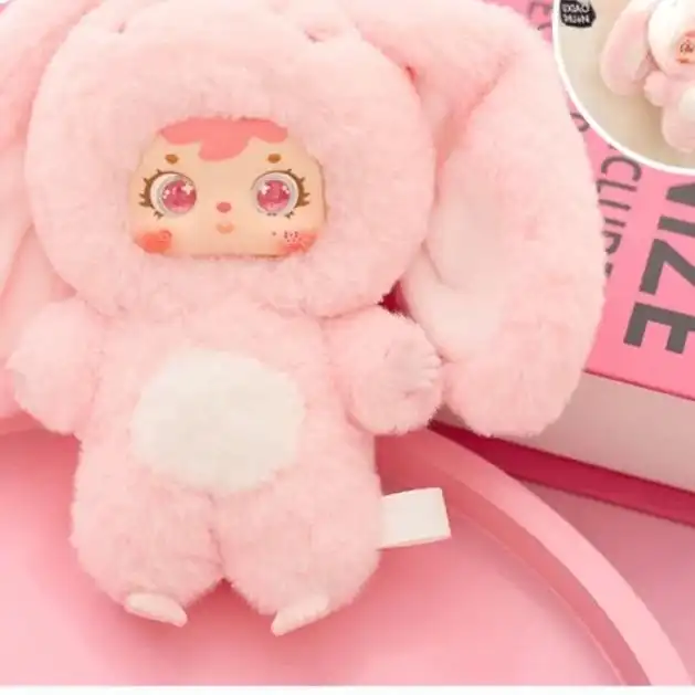 A296 Samuelふわもこアニマル ぬいぐるみキーホルダー