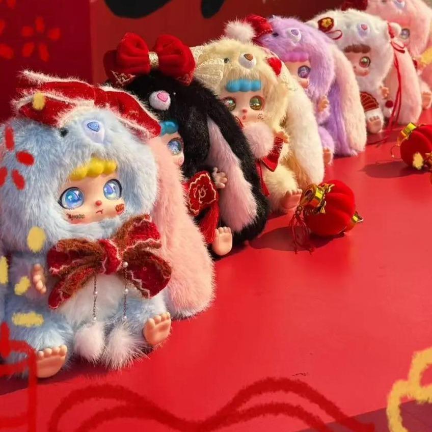 C113 兔兔酱新年限定ぬいぐるみブラインドボックス・団らん祈願シリーズ