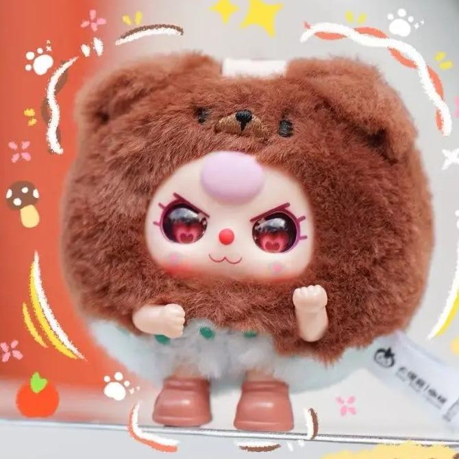 C132 BABYTHREEまるまる獣 ブラインドボックス 〜触れるだけで心がほぐれる、ふわふわまん丸シリーズ[開封後のキャンセルはありません] [箱なし発送]