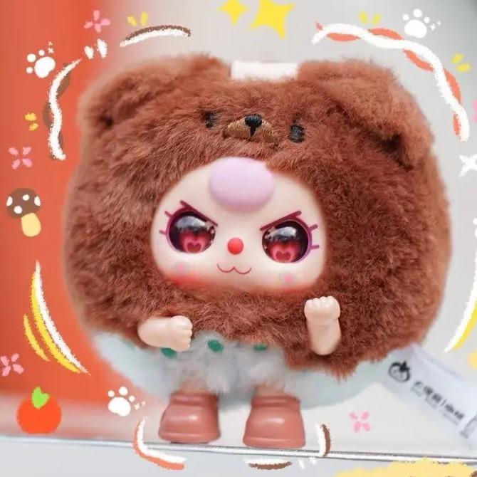 C132 BABYTHREEまるまる獣 ブラインドボックス 〜触れるだけで心がほぐれる、ふわふわまん丸シリーズ[開封後のキャンセルはありません] [箱なし発送]