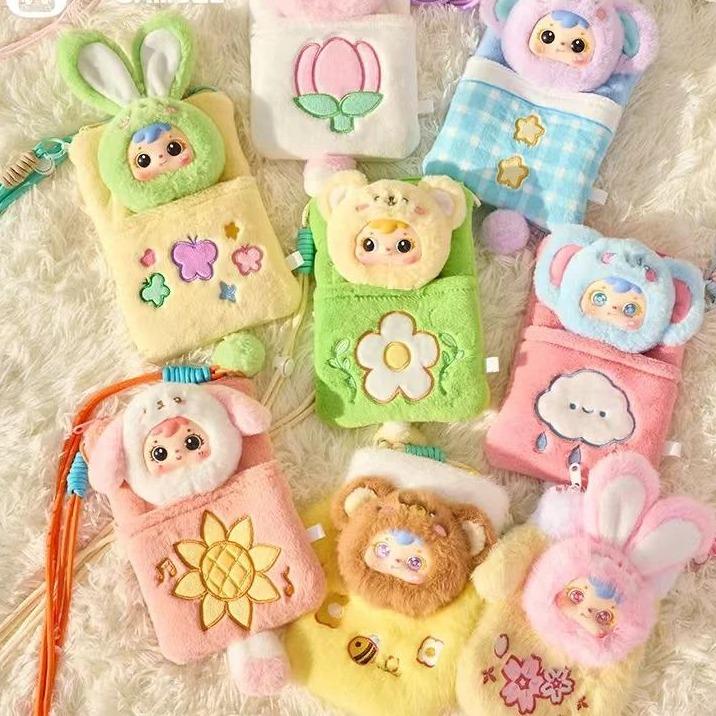 C036 Samuel春のおでかけシリーズ スマホポーチ ぬいぐるみチャーム