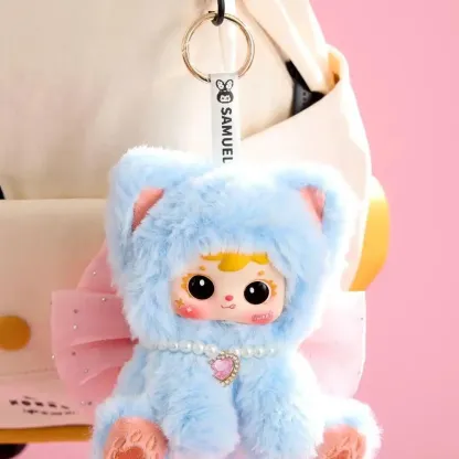 A317 Samuelレインボーキャット ベルベットシリーズ ブラインドボックス｜やわらか質感 ねこフィギュア[開封後のキャンセルはありません] [箱なし発送]