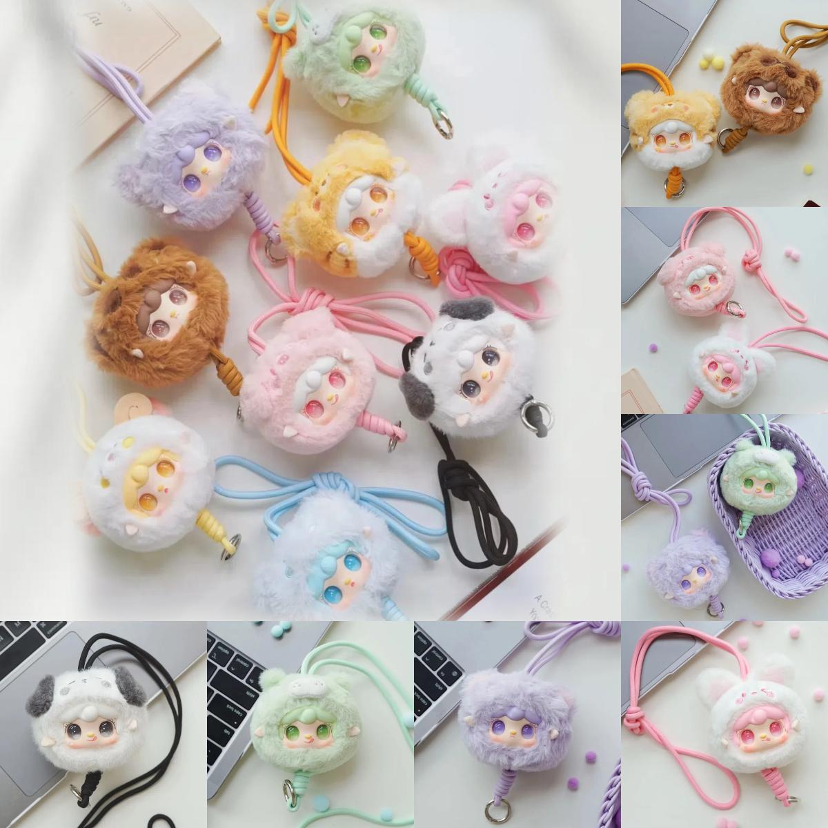 Yooki 휴대폰 스트랩 플러시 블라인드박스 1개 매일의 작은 행복 [개봉 후 반품 불가]