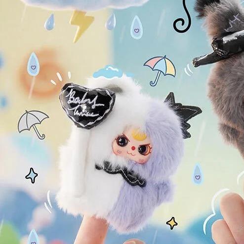 C020 babythree天気モチーフ フィンガーパペット ふわふわぬいぐるみ
