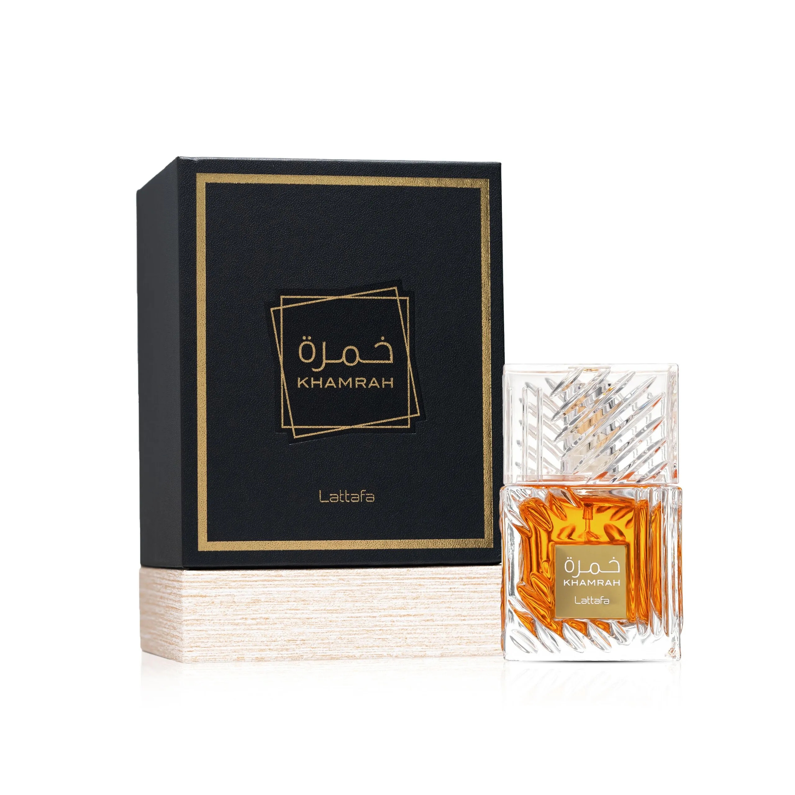 Lattafa Khamrah 100 ml Unisex Parfum – Aromatisch-würziger Duft mit Zimt, Datteln, Praline, Vanille & Amberholz