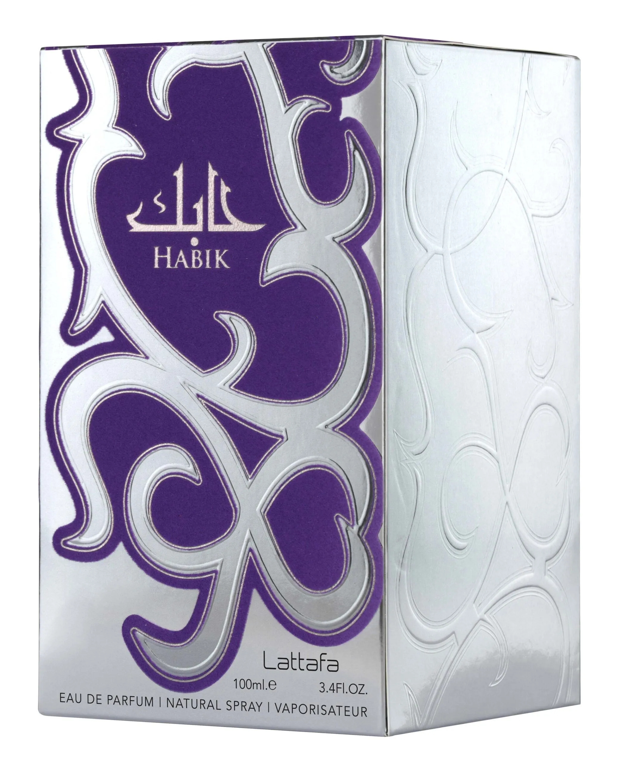 Lattafa Habik for Men Eau de Parfum 100 ml – Würzig-Aromatischer & Holziger Herrenduft mit Bergamotte, Lavendel & Sandelholz