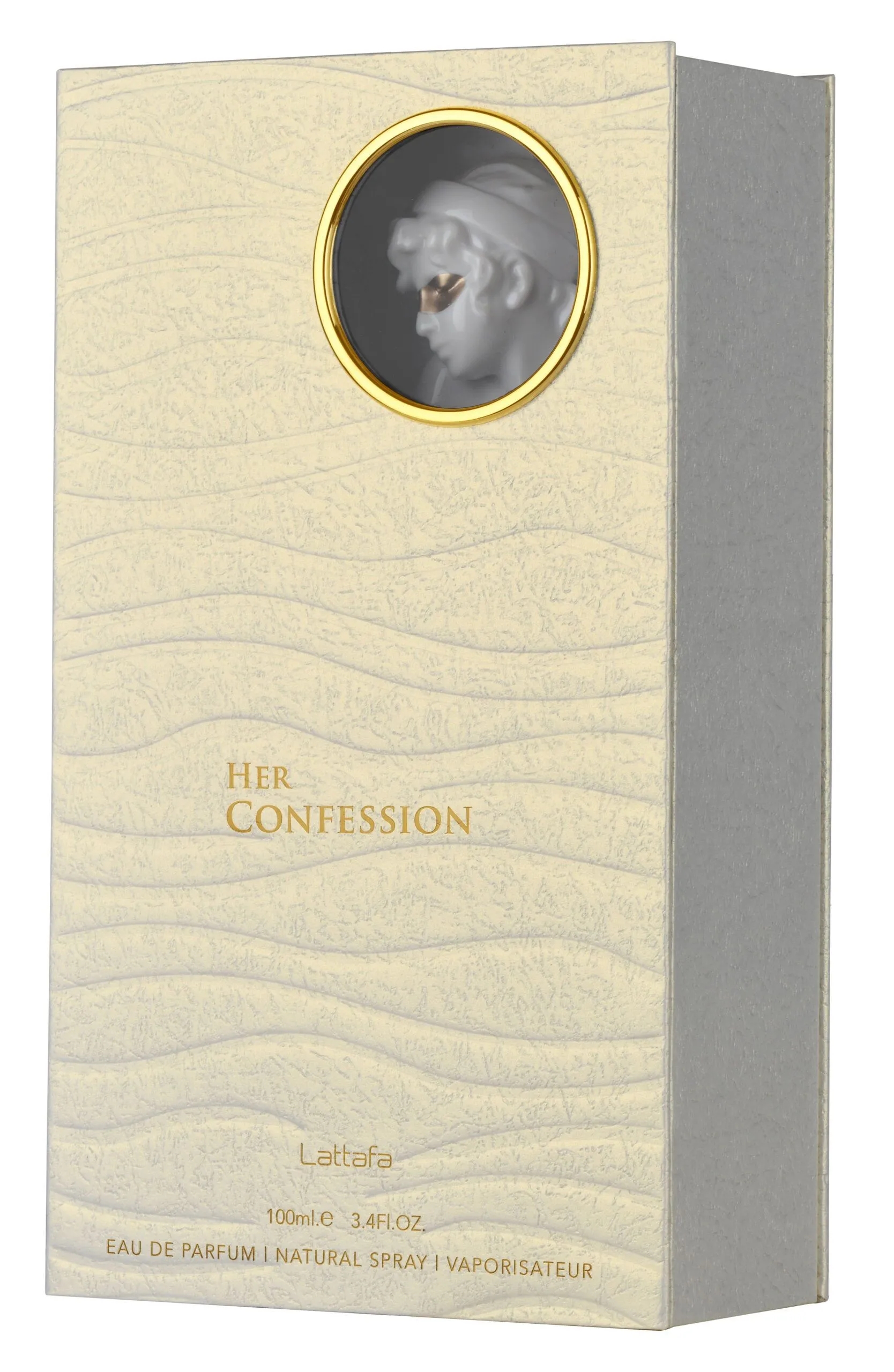 Lattafa Her Confession Eau de Parfum für Damen 100 ml – Warmer, eleganter Duft mit Vanille, Zimt, Jasmin, Tuberose, Weihrauch, Tonkabohne & Moschus