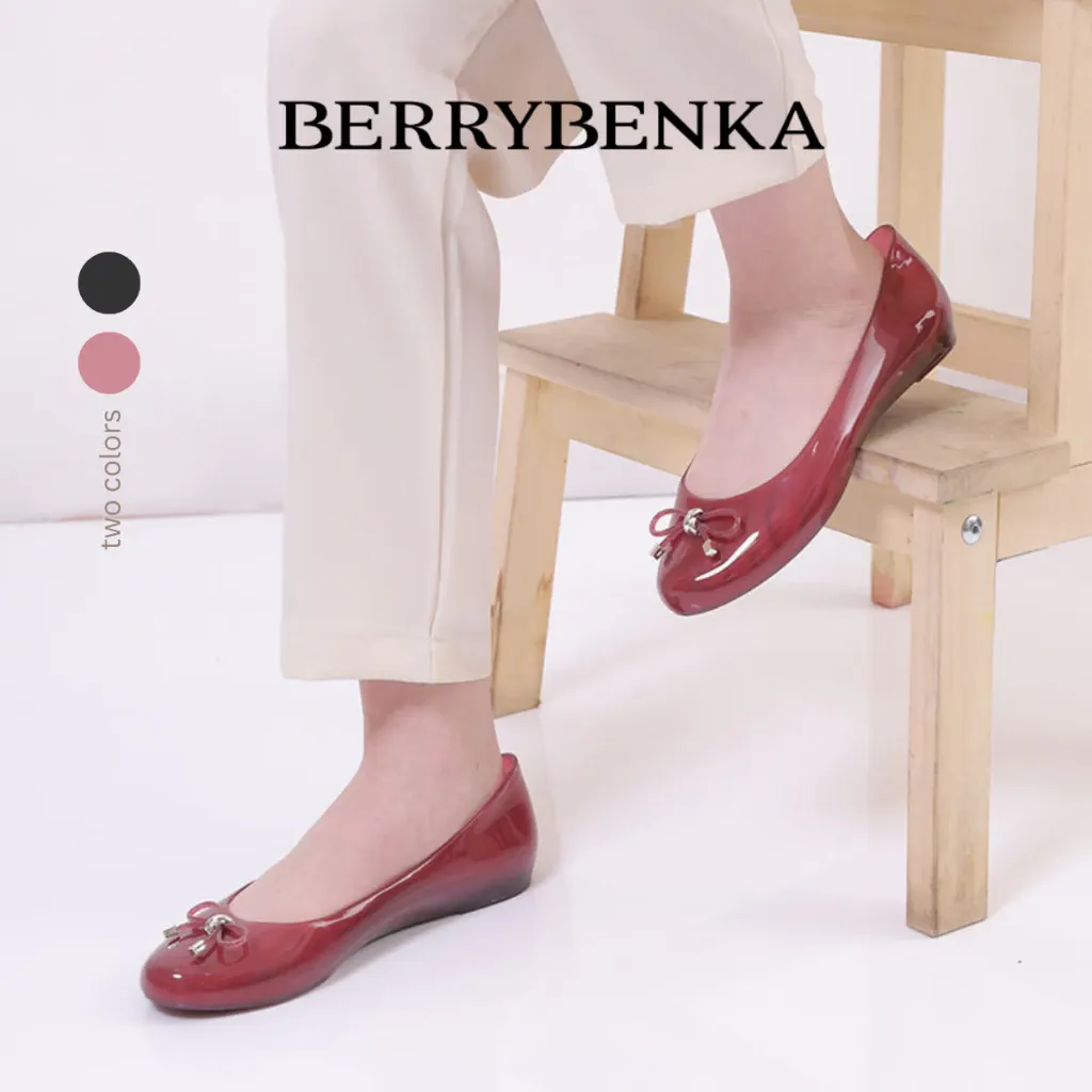 Berrybenka - Flatshoes Jelly Sepatu Sofia Maylea Jelly Flat