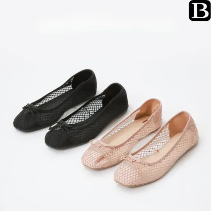 Berrybenka - Sepatu Flatshoes Comfy Wanita Sofia Mashina Mesh Flat