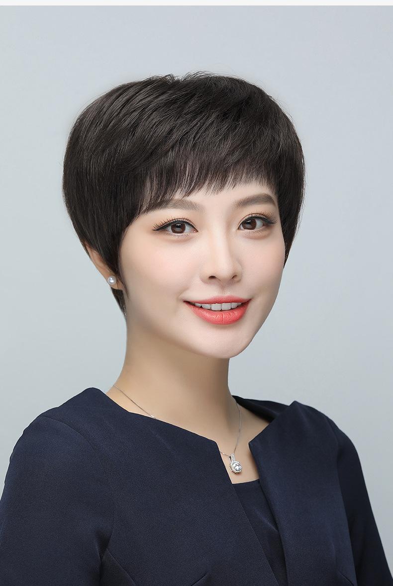 【高端全手织】【值得送妈妈的礼物】全头套轻薄透气假发