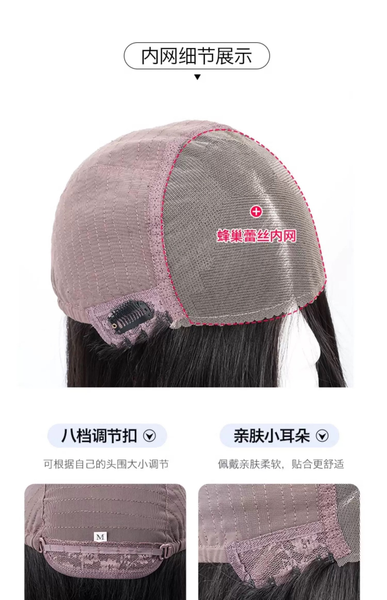 【优雅气质】递针假发女卷发真人发丝中老年妈妈优雅轻薄透气自然逼真全头套