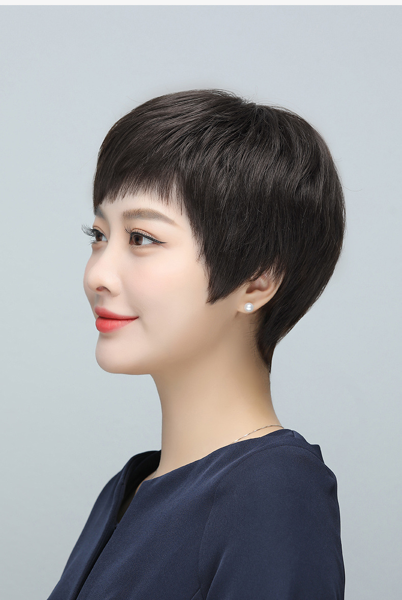 【高端全手织】【值得送妈妈的礼物】全头套轻薄透气假发