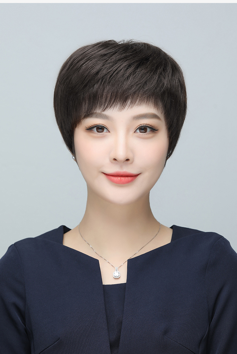 【高端全手织】【值得送妈妈的礼物】全头套轻薄透气假发