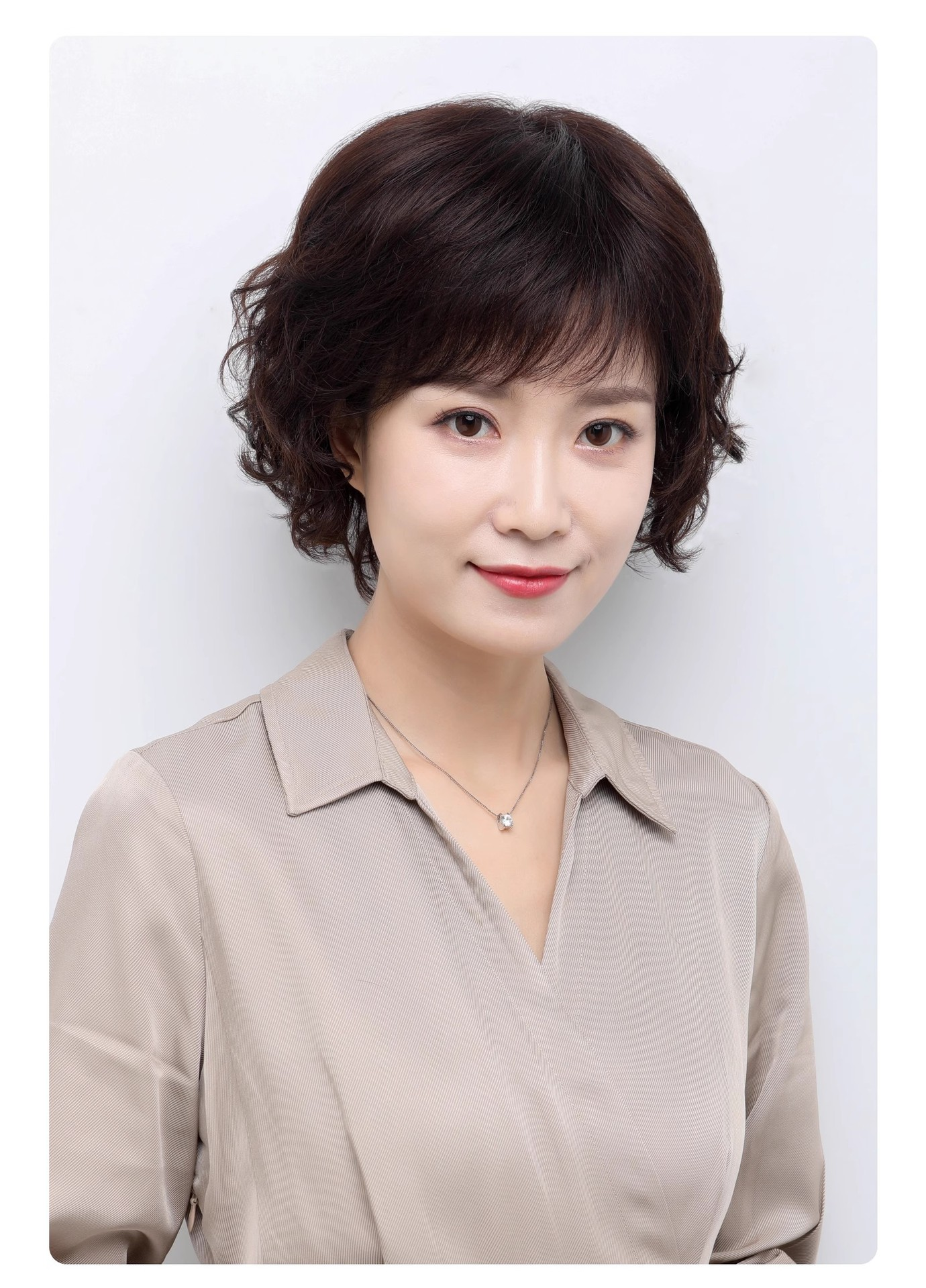 【40岁以上请进】假发女烫卷发全真人发民国风中短发假发头套新中式