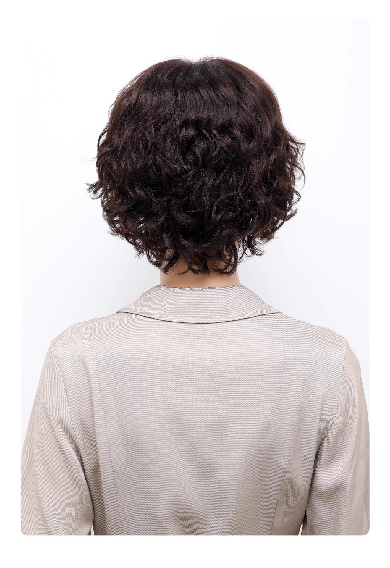 【40岁以上请进】假发女烫卷发全真人发民国风中短发假发头套新中式