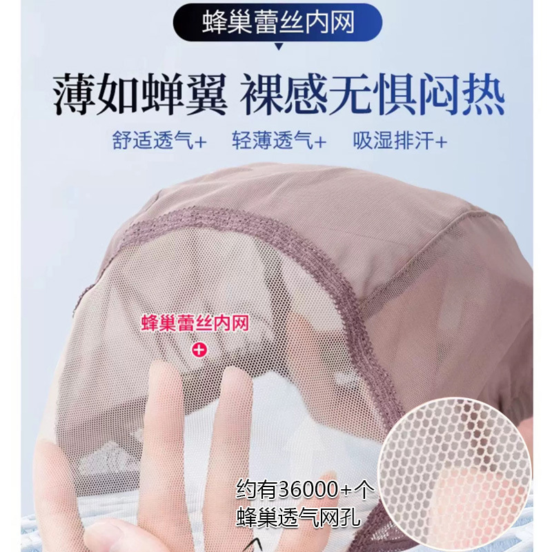 【优雅气质】递针假发女卷发真人发丝中老年妈妈优雅轻薄透气自然逼真全头套