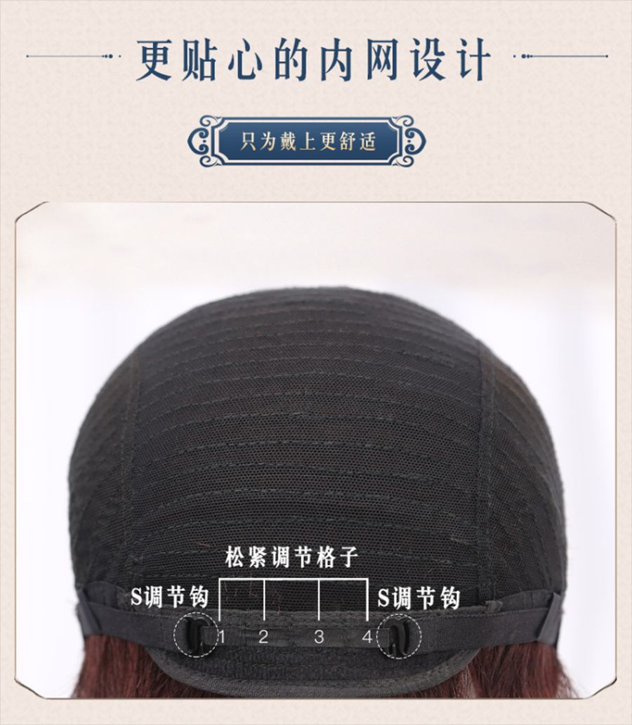 【送给妈妈的礼物】真发假发女全头套女短卷发蓬松自然全手织中老年假发短发