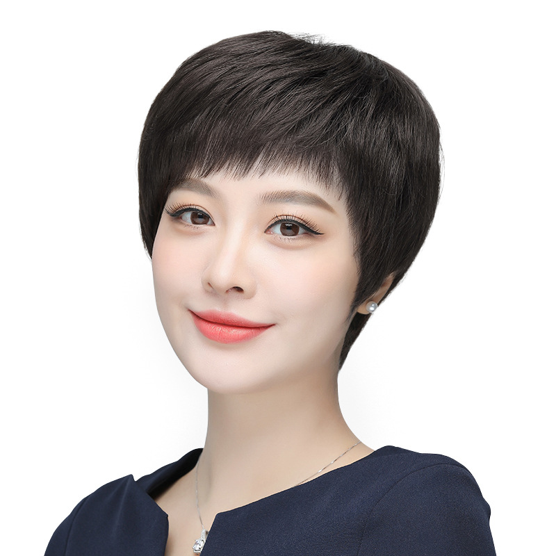 【高端全手织】【值得送妈妈的礼物】全头套轻薄透气假发