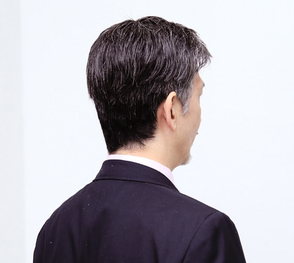 男士花白真发头发短直发爷爷白发整顶发套老人混合全假发老人假发