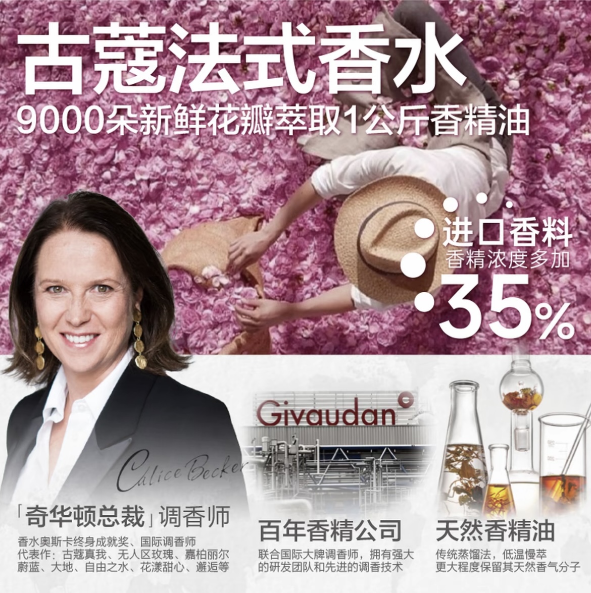 古蔻花漾年華香水026性感迷人花果香調持久留香禮盒裝