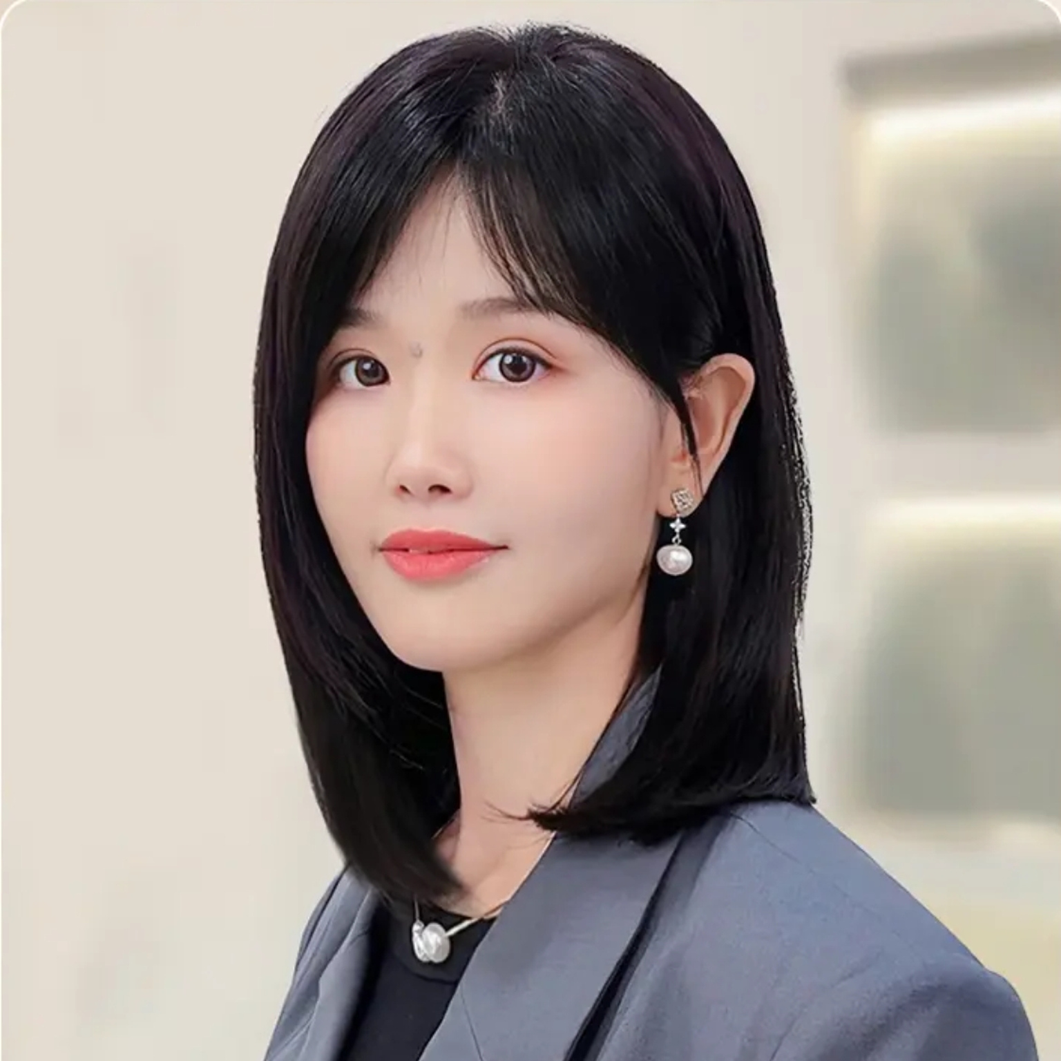 輕薄斜瀏海內扣中長髮 商品圖片 3