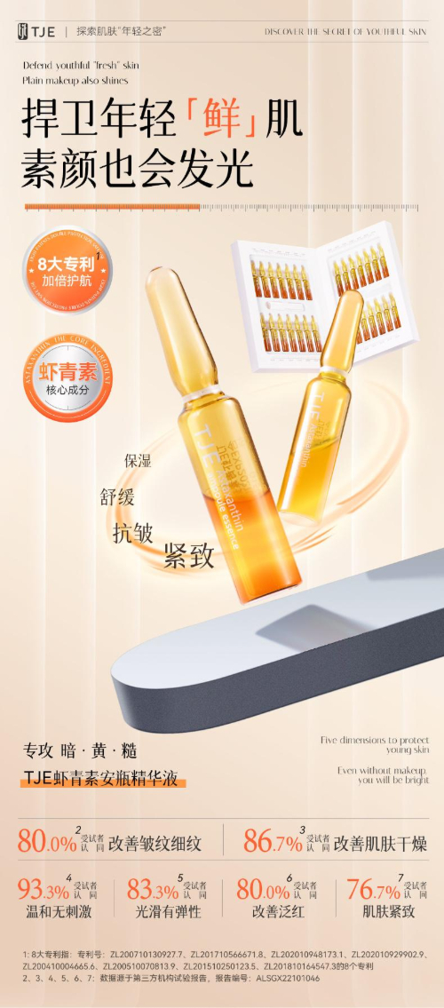 【勇哥專屬】TJE蝦青素安瓶精華液1.5ml*28支修護緊緻抗氧