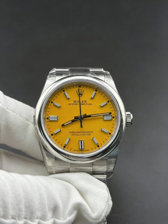 CLEANクリーン工場 ROLEXロレックス オイス ターパーペチュアル126000 36mm イエロー文字 盤 オイスタースチール 1:1精度