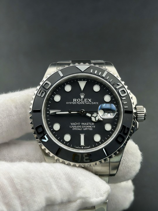 CLEANクリーン工場ROLEXロレックス ヨットマス ター42 226627 RLXチタン プラック文字盤 チ タンプレスレット 1:1精度