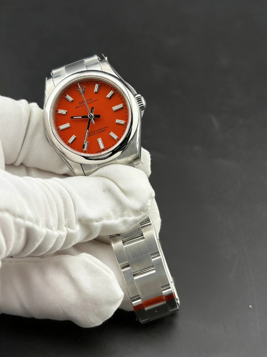 CLEANクリーン工場 ROLEXロレックス オイス ターパーペチュアル277200 レディース31mm コー ラルレッド オイスタースチール 1:1精度