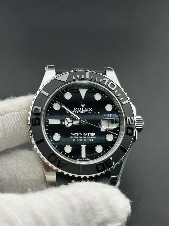 CLEANクリーン工場ROLEXロレックス ヨットマス ター42 226659 プラチナ ファルコンズアイ文字 盤 ラバープレスレット 1:1精度