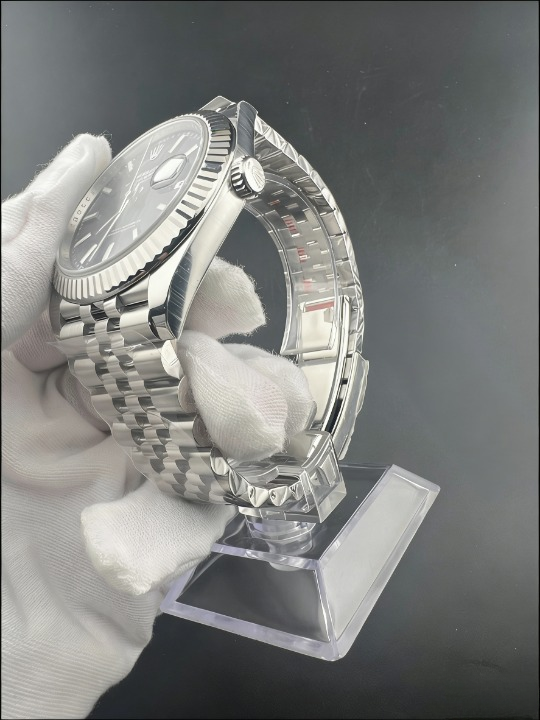 CLEANクリーン工場 ROLEXロレックスデイトジ ャスト126334 41mmフルーテッドモチーフ文字盤 フルーテッドベゼル ジュビリープレスレット 1:1 精度