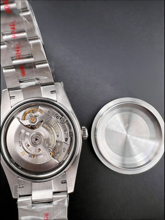 CLEANクリーン工場 ROLEXロレックスデイトジ  ブラック文字盤 ドーム型 ャスト126300 41mm ベゼル オイスタープレスレット 1:1精度