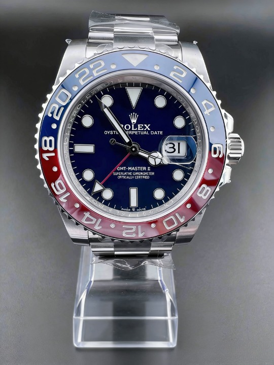 CLEANクリーン工場ROLEXロレックスGMTマスタ ー 1140mm 126719BLROプラチナ ブルー文字盤 赤青ペプシベゼル 1:1精度