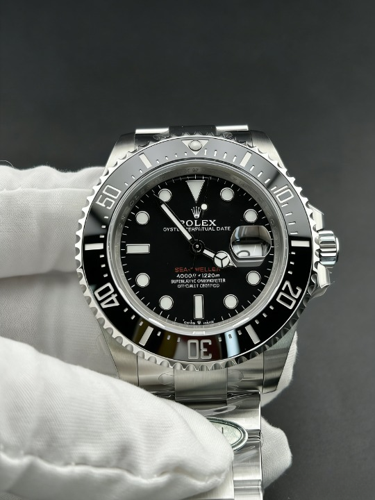 CLEANクリーン工場 ROLEXロレックスシードゥ エラー126600"赤シード" 43mm ブラック文字盤 1:1級