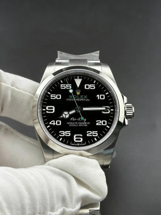 CLEANクリーン工場 ROLEXロレックス エアキ ング126900 ブラック オイスタースチー 40mm ル 1:1精度