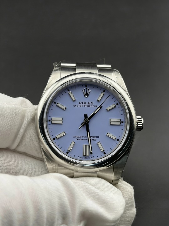 CLEANクリーン工場 ROLEXロレックス オイス ターパーペチュアル134300 41mm  ラベンダー女 字盤 オイスタースチール 1:1精度