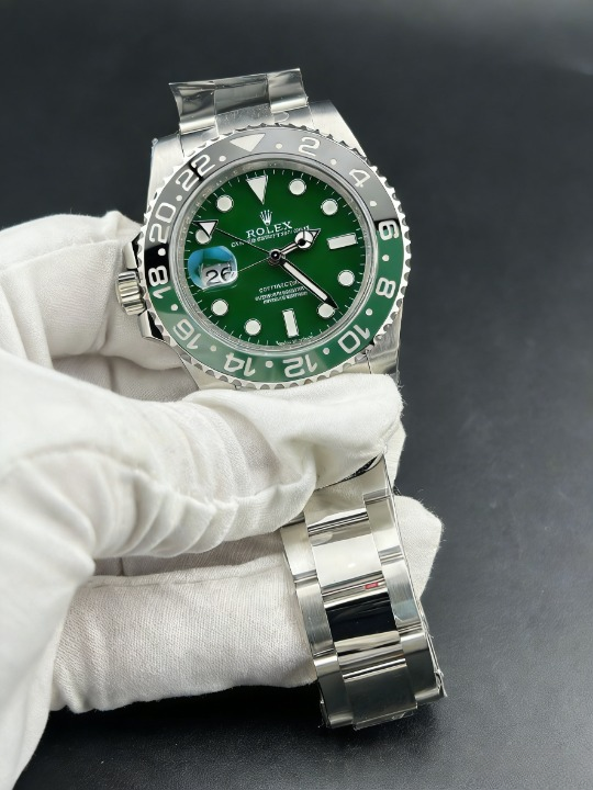 CLEANクリーン工場 ROLEXロレックスGMTマス ター II  40mm 126729VTNR 左利き(スプライト) グリーン/ブラックベゼル グリーンセラミック文字 1:1精度