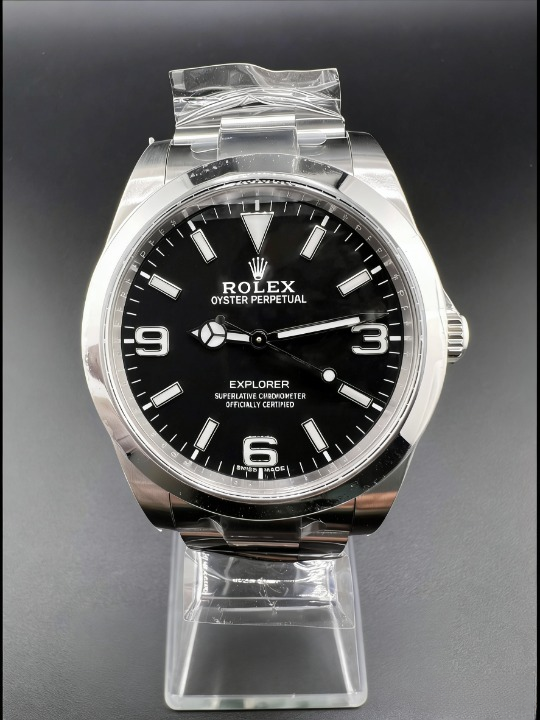 CLEANクリーン工場 ROLEXロレックス エクス プローラー1 214270 39mm ブラック オイスタ ースチール 1:1精度