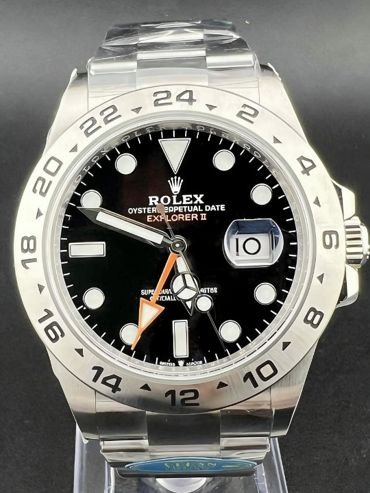 CLEANクリーン工場 ROLEXロレックス エクス プローラー2 226570 904Lスチールベゼ 42mm ル ブラック文字盤 1:1精度