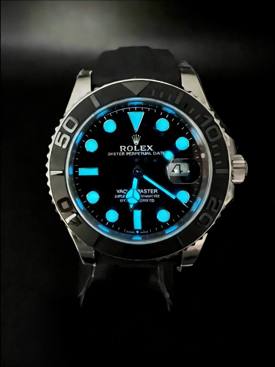 CLEANクリーン工場ROLEXロレックス ョットマス ター42 226659 プラチナ プラック文字盤 ゴム プレスレット 1:1精度