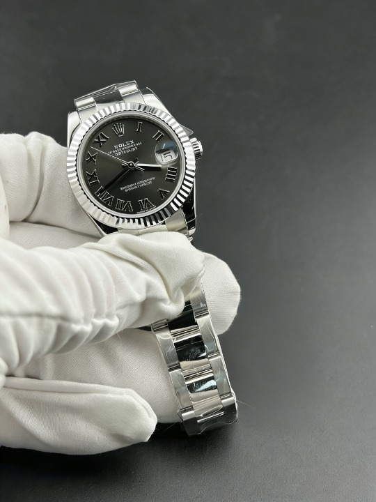 CLEANクリーン工場 ROLEXロレックス レディ デ 31mmグレーローマ文字盤 イトジャスト278274 フルーテッドベゼル   ジュビリープレスレット 1:1 精度