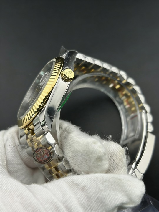 CLEANクリーン工場 ROLEXロレックスデイトジ ャスト126333 41mmコンビイエローゴールド ス レートローマ ウィンブルドンダイヤル ジュビリ ープレスレット 1:1精度