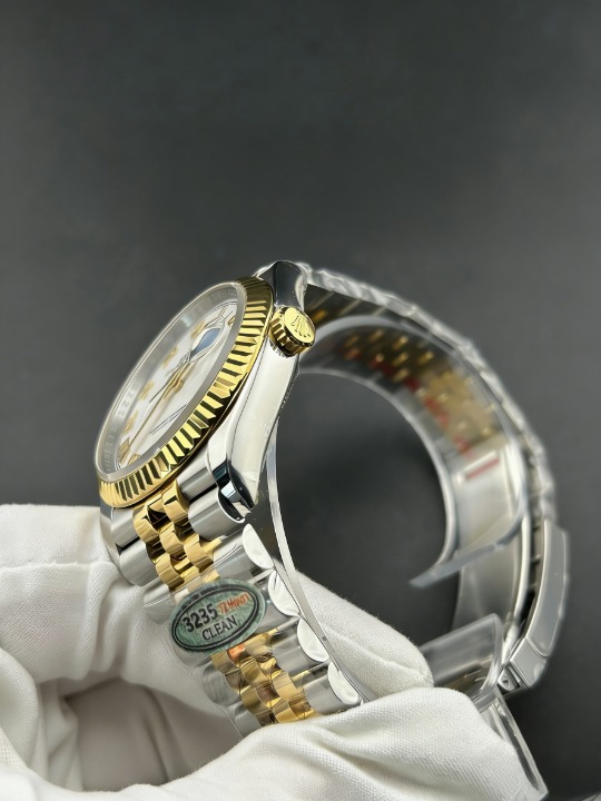 CLEANクリーン工場 ROLEXロレックスデイトジ ャスト126233 36mmコンビゴールド ホワイトダ イヤル ジュビリープレスレット 1:1精度