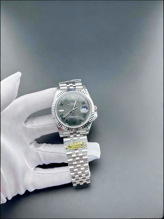 CLEANクリーン工場 ROLEXロレックスデイトジ ャスト126334 41mmスレートローマ ウィンブル ドンダイヤル ジュビリープレスレット 1:1精度
