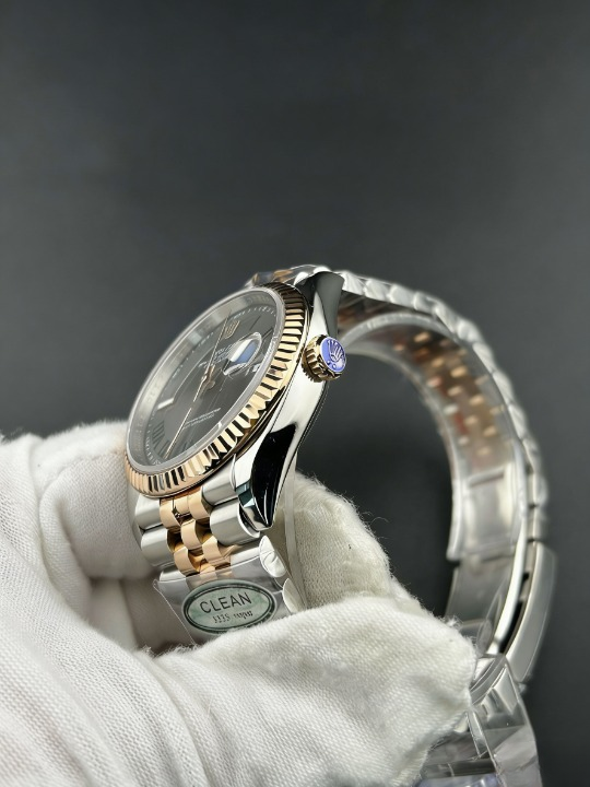 CLEANクリーン工場 ROLEXロレックスデイトジ ャスト126231 36mmコンビローズゴールド スレ ートローマ ウィンブルドンダイヤル ジュビリー プレスレット 1:1精度