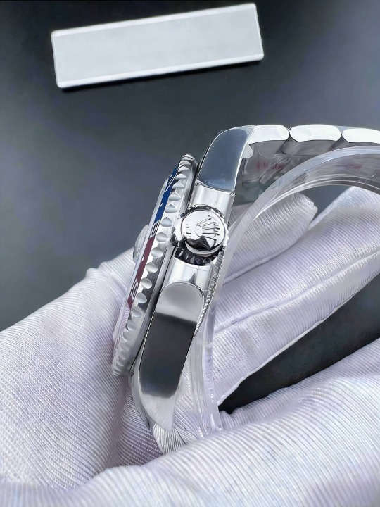 CLEANクリーン工場ROLEXロレックスGMTマスタ ー 1140mm126719BLROメテオライト 隕石文字盤 赤青ペプシベゼル 1:1精度