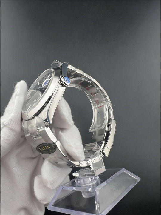 CLEANクリーン工場 ROLEXロレックスデイトジ  ブラック文字盤 ドーム型 ャスト126300 41mm ベゼル オイスタープレスレット 1:1精度